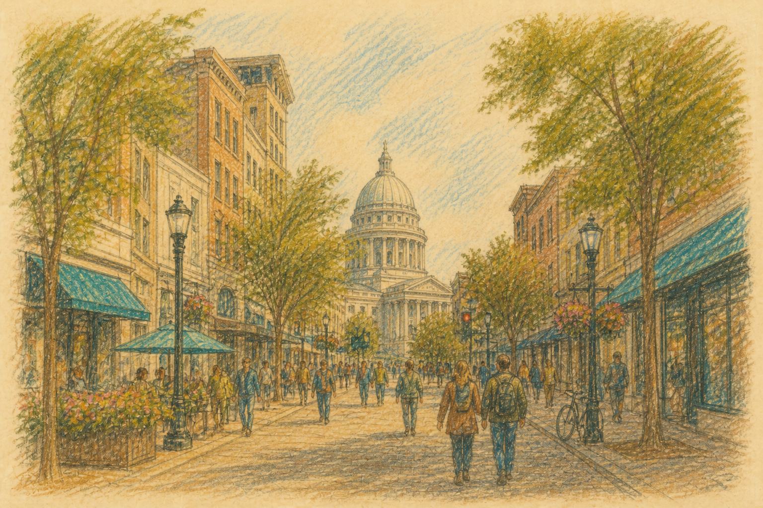 State Street sketch